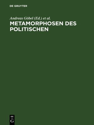 cover image of Metamorphosen des Politischen